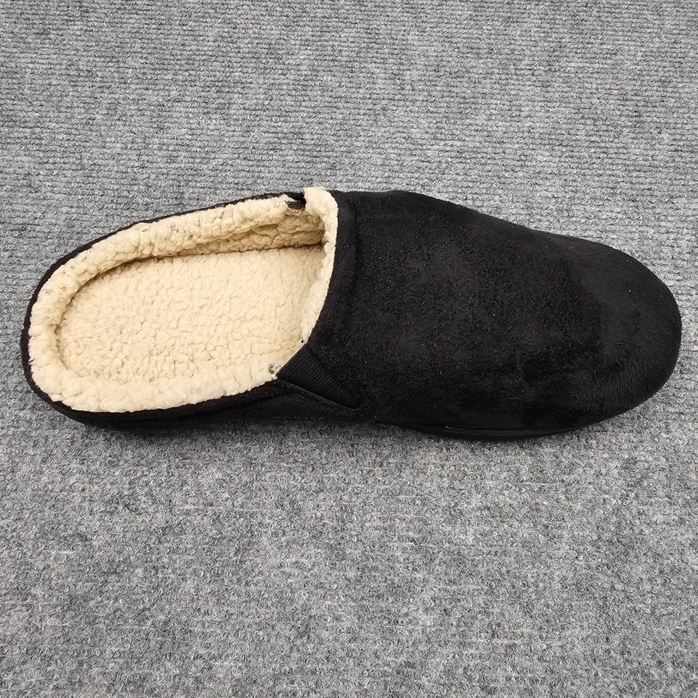 Isotoner Slippers Gel Memory Foam Clog House Shoes Indoor Outdoor Black XL 11-12